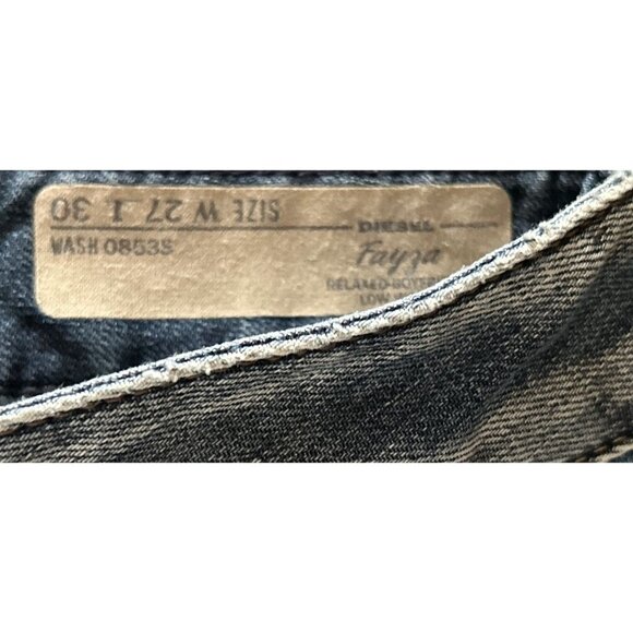 Made in Italy DIEZEL Blue Jeans FAYZA Size 27 - Picture 11 of 11